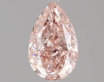 Classic 1.54 CT Pear Shape Fancy Intense Pink Color VS1 Clarity Lab Grown Diamond For Held Breath
