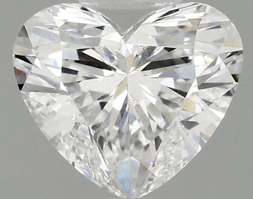 Shiny D Color VS2 Clarity 1.05 CT Heart Shape Moissanite Diamond For Wedding Ring