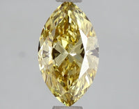 Custom Luxury 1.04 CT Marquise Shape Fancy Vivid Yellow Color VS1 Clarity Lab grown Diamond For Ring