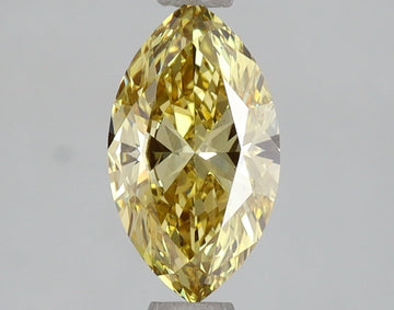 Custom Luxury 1.04 CT Marquise Shape Fancy Vivid Yellow Color VS1 Clarity Lab grown Diamond For Ring