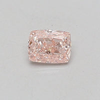 Bright 0.33 CT Cushion Shape Fancy Pink Color VVS2 Clarity Lab Grown Diamond For Only Always