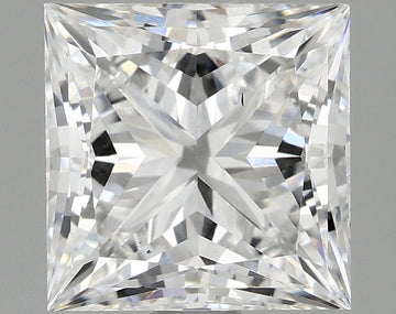 Shinny 2.00 CT Princess Shape D Color VS2 Clarity Lab Grown Diamond For Bright Echo