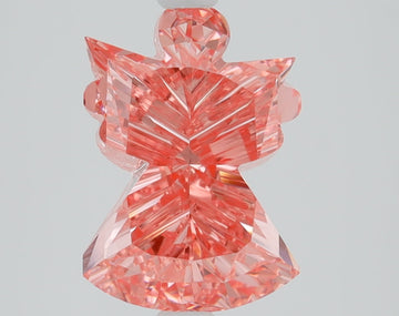 Luxury 2.12 CT Antique Shape Fancy Vivid Pink Color VS1 Clarity Lab Grown Diamond For Surprise Ring