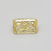 Dazzling One 0.30 CT Radiant Shape Fancy Vivid Yellow Color VS1 Clarity Lab Grown Diamond For Still Nights