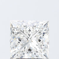 Unique 3.24 CT Princess Shape H Color VS1 Clarity Moissanite Diamond For Engagement Ring