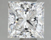 Trendy E Color VS2 Clarity 1.24 CT Princess Shape Lab grown Diamond For Anniversary Ring