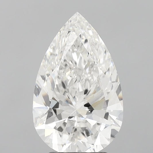 Classic 5.16 CT Pear Shape D Color VVS1 Clarity Lab Grown Diamond For Warm Dusk