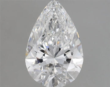 Custom Luxury 1.62 CT Pear Shape D Color VS1 Clarity Moissanite Diamond For Wedding Ring