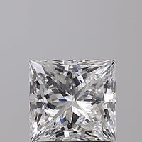 Brilliant Princess Shape F Color 1.00 CT VS1 Clarity Moissanite Diamond For Anniversary Ring