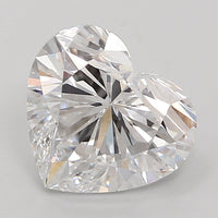 Brilliant 3.08 CT Heart Shape D Color VS1 Clarity Moissanite Diamond For Wedding Ring
