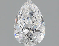 Stylish 1.09 CT Pear Shape D Color SI1 Clarity Lab Grown Diamond For the True Way