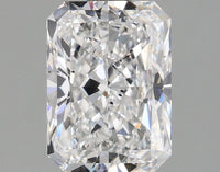 Elegant 1.54 CT Radiant Shape D Color SI1 Clarity Lab grown Diamond For Gold Silence