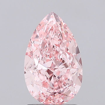 Elegant 1.55 CT Pear Shape Fancy Vivid Pink Color VS1 Clarity Lab Grown Diamond For Slow Glow