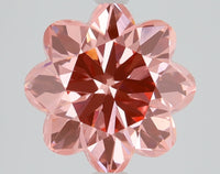 Elegant 2.44 CT Antique Shape Fancy Vivid Pink Color VS1 Clarity Lab Grown Diamond For her Ring