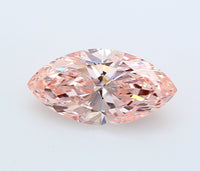 Experience Luxury 4.00 CT Marquise Shape Fancy Intense Pink Color VVS1 Clarity Moissanite Diamond For Engagement Ring