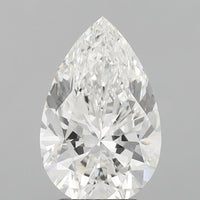 Stylish 3.02 CT Pear Shape F Color VS1 Clarity Lab Grown Diamond For Sweet Light