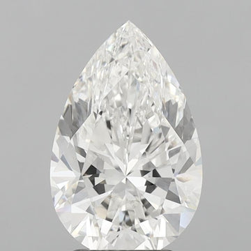 Stylish 3.02 CT Pear Shape F Color VS1 Clarity Lab Grown Diamond For Sweet Light