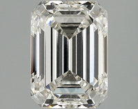 Great VVS2 Clarity 2.00 CT Emerald Shape H Color Moissanite Diamond For Propose Ring