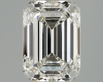 Great VVS2 Clarity 2.00 CT Emerald Shape H Color Moissanite Diamond For Propose Ring