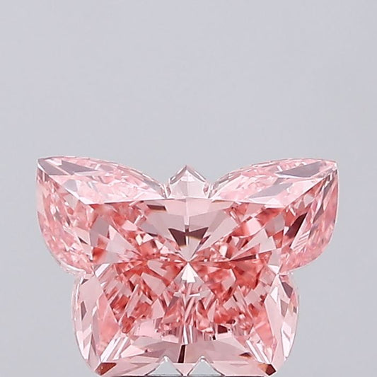 Stunning 3.06 CT Antique Shape Fancy Vivid Pink Color VS1 Clarity Moissanite Diamond For Her Ring