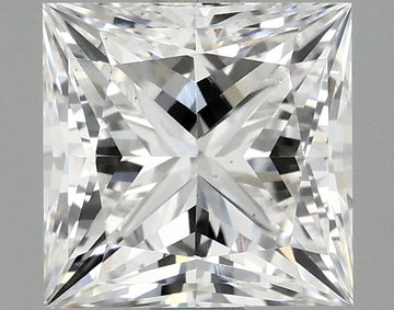 Unique 2.03 CT Princess Shape D Color VS2 Clarity Lab Grown Diamond For Wide Blue