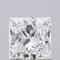 Unique 1.03 CT Princess Shape F Color VVS1 Clarity Lab grown Diamond For Propose Ring