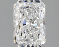 Premium 1.56 CT Radiant Shape D Color SI1 Clarity Lab grown Diamond For After Light