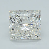 Stylish 3.01 CT Princess Shape G Color VVS2 Clarity Moissanite Diamond For Custom Ring
