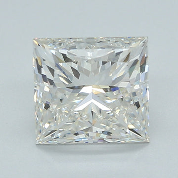 Stylish 3.01 CT Princess Shape G Color VVS2 Clarity Moissanite Diamond For Custom Ring