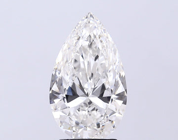 Unique 3.03 CT Pear Shape F Color VS1 Clarity Lab Grown Diamond For Faint Echo