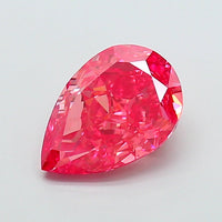 Brilliant 3.83 CT Antique Shape Fancy Vivid Pink Color VVS2 Clarity Moissanite Diamond For Surprise Ring