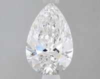 Latest 1.14 CT Pear Shape D Color SI1 Clarity Lab Grown Diamond For the Endless Calm