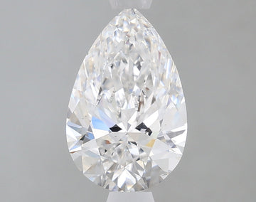 Latest 1.14 CT Pear Shape D Color SI1 Clarity Lab Grown Diamond For the Endless Calm