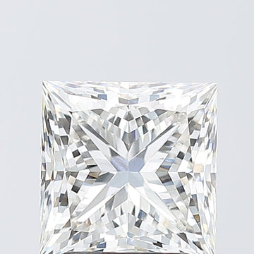 Bright 3.03 CT Princess Shape G Color VVS2 Clarity Moissanite Diamond For Gift Ring