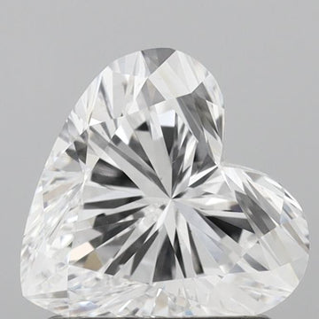 Shiny Heart Shape VS1 Clarity 1.11 CT D Color Lab grown Diamond For Propose Ring