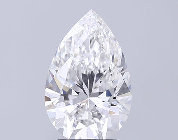 Latest 3.04 CT Pear Shape F Color VS1 Clarity Lab Grown Diamond For One Tomorrow