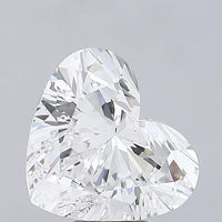 Sparkling Of 6.01 CT Heart Shape D Color VS1 Clarity Moissanite Diamond For Engagement Ceremony
