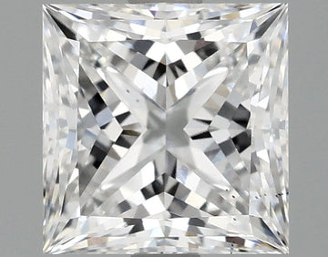 Bright 2.05 CT Princess Shape D Color VS2 Clarity Lab Grown Diamond For Final Drift