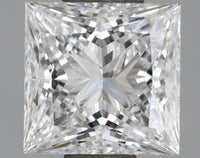 Bright 1.11 CT Princess Shape D Color VVS2 Clarity Lab grown Diamond For Engagement Ring