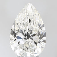 Bright 3.05 CT Pear Shape F Color VS1 Clarity Lab Grown Diamond For Blue Silence