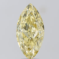 Unique 4.00 CT Marquise Shape Fancy Intense Yellow Color VS1 Clarity Moissanite Diamond For Gift Ring