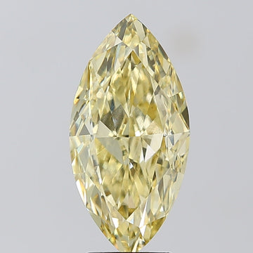 Unique 4.00 CT Marquise Shape Fancy Intense Yellow Color VS1 Clarity Moissanite Diamond For Gift Ring