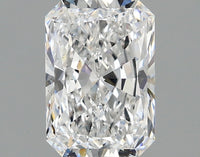 Shiny 1.58 CT Radiant Shape D Color SI1 Clarity Lab grown Diamond For Soft Return