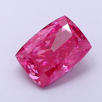 Unique 1.16 CT Cushion Shape Fancy Vivid Pink Color VS2 Clarity Moissanite Diamond For Cocktail Ring