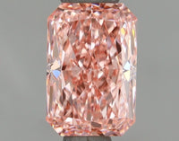 Experience Luxury 1.00 CT Radiant Shape Fancy Vivid Pink Color VS2 Clarity Lab grown Diamond For Wedding Ring