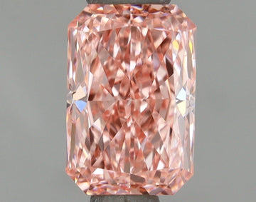 Experience Luxury 1.00 CT Radiant Shape Fancy Vivid Pink Color VS2 Clarity Lab grown Diamond For Wedding Ring