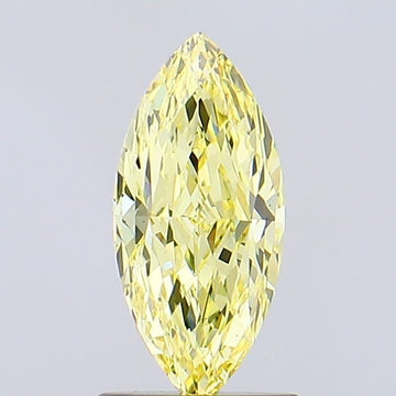 Latest 1.06 CT Marquise Shape Fancy Intense Yellow Color VVS2 Clarity Lab grown Diamond For Gift Ring