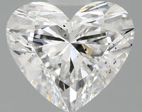 Experience Luxury 1.34 CT Heart Shape D Color SI1 Clarity Moissanite Diamond For Engagement Ring
