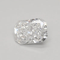 Affordable 0.37 CT Radiant Shape D Color VVS2 Clarity Moissanite Diamond For Endless Ease