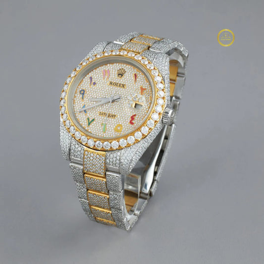 Affordable Luxury Ivevar’s Lab Grown Diamond Iced-Out Watch